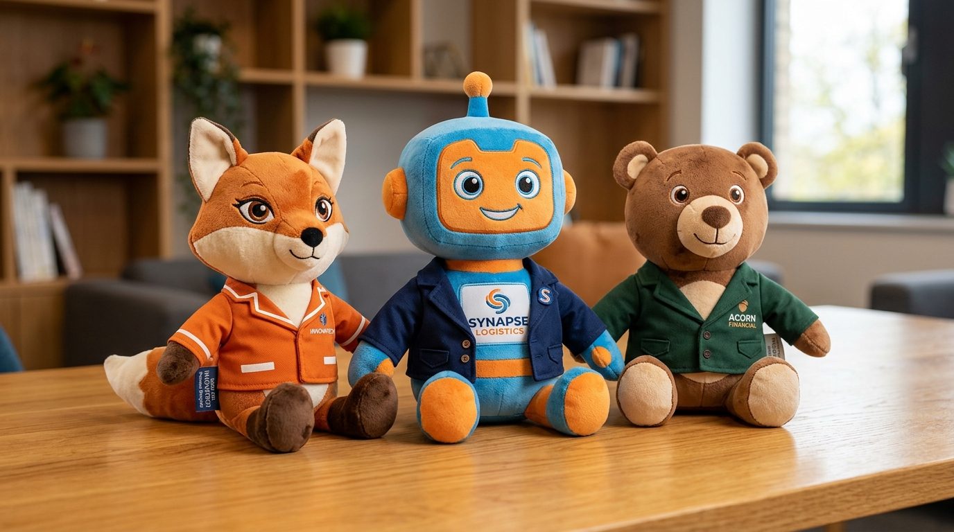 Custom brand mascot plush production