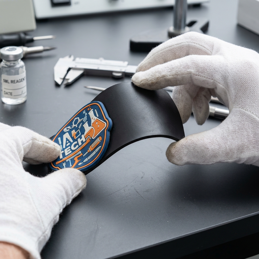 Flexible Full Magnetic Backing Sheet Bend Testing in Lab