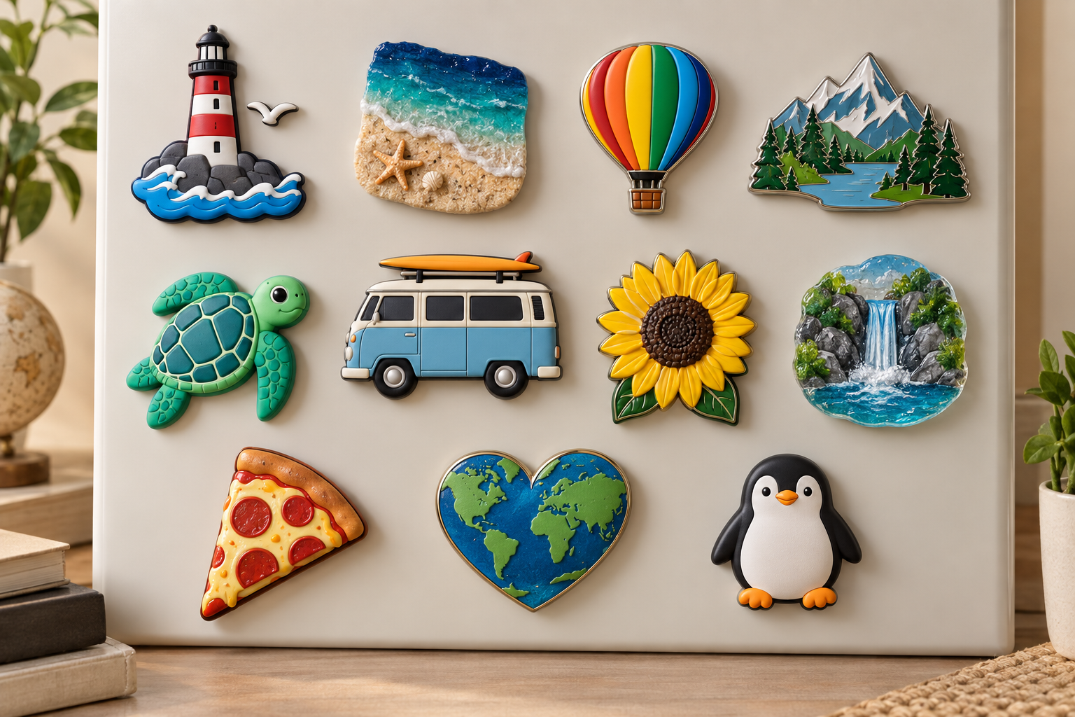 3D relief souvenir fridge magnets