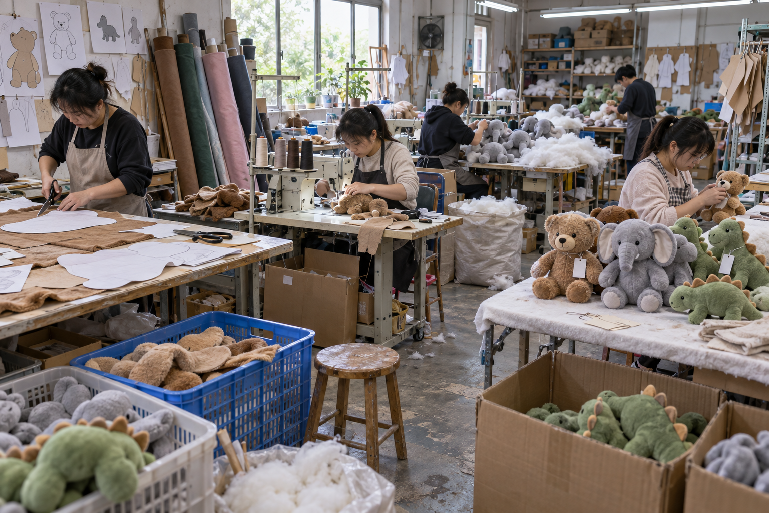 Custom mascot plush toys
