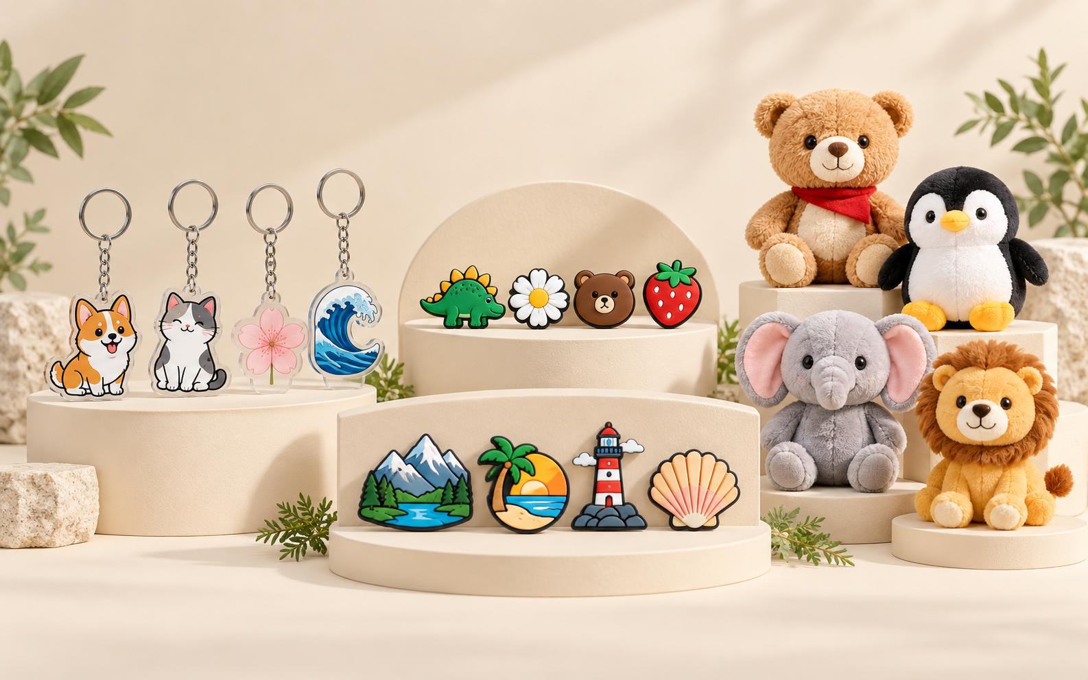 Custom Promotional Keychains Collection