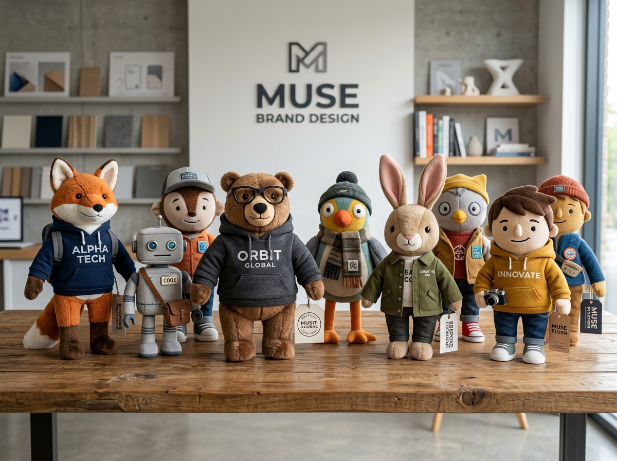 Bespoke mascot plush toys & branded IP collectibles